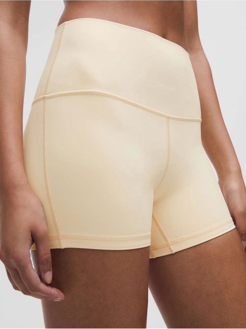 lululemon athletica Butter Cream Align High-Rise Short 4"